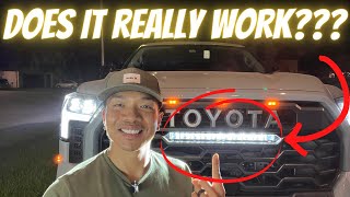 2022 Toyota Tundra TRD PRO How Bright Is That Light Bar Drivers POV [upl. by Obala]