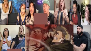 ATTACK ON TITAN EPISODE 2X11 REACTION MASHUP [upl. by Brittani]