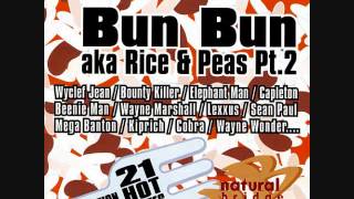 Bun Bun AKA Rice amp Peas Pt2 Riddim Mix 2001 By DJWOLFPAK [upl. by Nylirret626]