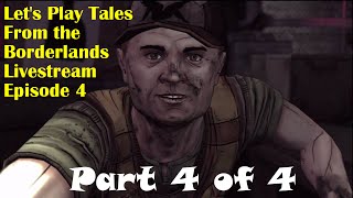 Lets Play Tales From the Borderlands Blind Livestream  Part 17 QampA Session [upl. by Icnan]