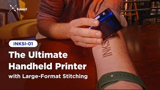 Now on Kickstarter Inksi01 Ultimate Handheld Printer For LargeScale Printing [upl. by Zarger273]