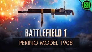 Battlefield 1 Perino Model 1908 Review Weapon Guide  BF1 DLC Weapons  BF1 PS4 Gameplay [upl. by Neellek]