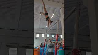 Esercizio completo con piantata Amy Parallele gym teamgymnast gymnasty gymmotivation sports [upl. by Radford]