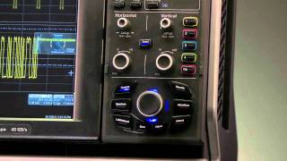 Teledyne LeCroy WaveRunner 6 Zi Cursor navigation using the Superknob [upl. by Gnahk68]