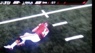 Sam Bradfords injury against BYU [upl. by Ehtyde]