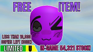 LIMITED HOW TO GET THE CATALOG AVATAR CREATOR MASCOT WINK FACE IN CATALOG AVATAR CREATOR  ROBLOX [upl. by Euqilegna441]