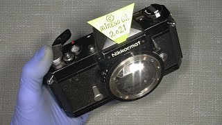 Very stiff aperture AND shutter speed ring In Nikkormat FTn PART 1 [upl. by Tolkan]