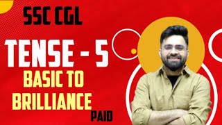 Tense 5 English ssc cgl Tarun grover sir English Grammar [upl. by Krystle]