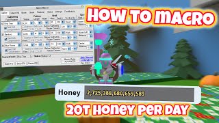 How to Macro in Bee Swarm Simulator with Natro Macro [upl. by Etnahs]