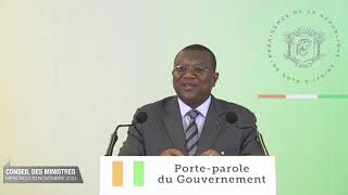 EN DIRECT  Compterendu du Conseil des Ministres de ce mercredi 20 novembre 2024 [upl. by Aslam]