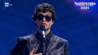 Sanremo 2024  Leo Gassmann canta quotTutto il resto è noiaquot [upl. by Aroda]