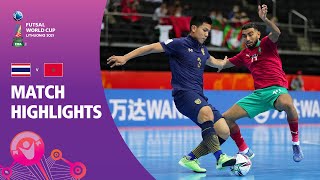 Thailand v Morocco  FIFA Futsal World Cup 2021  Match Highlights [upl. by Lesser]