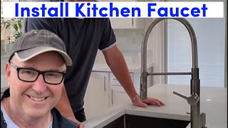 How to Install a Kitchen Faucet [upl. by Dallman]