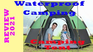 Hewolf Waterproof Instant Camping Tent 23 Person Dome Family Tents for Campi  REVIEW 2021 [upl. by Codi]