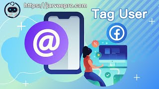 Facebook Post with Tag  Tag User on Facebook facebooktag tags jarveepro facebookreels [upl. by Dovev]