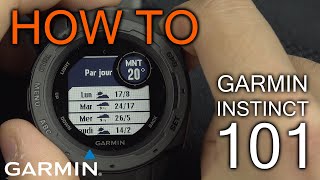 How to use Garmin Instinct User Guide 101 [upl. by Ai]