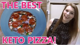 The BEST Low Carb Keto PIZZA [upl. by Nwahc]