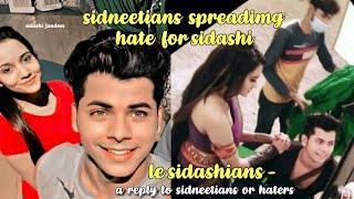 a reply to this jealous sidneetians‼️sidashi siddharthnigam ashisingh yasdin kareeb [upl. by Eillor412]