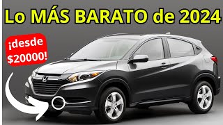 Los 10 autos nuevos 2024 MÁS BARATOS que puedes comprar hoy [upl. by Hsetih42]