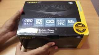 Antec VP450P SMPS  PSU unboxing amp overview [upl. by Neelsaj]