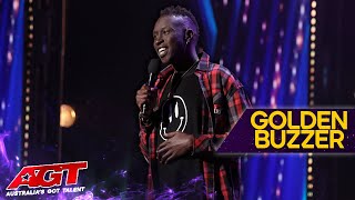 Emo Majok’s EDGY Comedy Routine left the Judges in AWE  Australias Got Talent 2022 [upl. by Renrag]