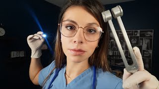 ASMR Ear Exam amp Cleaning in the ER Cranial Nerves Sprays amp Mists [upl. by Cuttie]