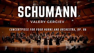 R Schumann Concertpiece for Four Horns and Orchestra Op 86 [upl. by Consalve534]