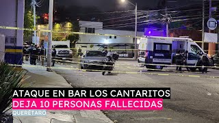 Ataque con armas en restaurante Cantaritos de Querétaro [upl. by Annasus364]