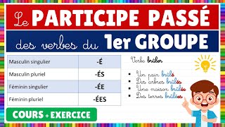 Conjugaison  le participe passé des verbes du 1er groupe [upl. by Ynney]