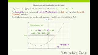 EBWL GutenbergMinimalkostenkombination Teil 1 [upl. by Felicdad]