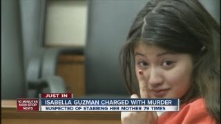 Isabella Guzman charged in mothers murder [upl. by Attelocin]