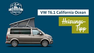 VW T61 California Ocean Tipp Sofortheizen oder Dauerheizen [upl. by Dnamra]