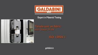 Expert in material testing tensile test on fabric [upl. by Nivaj22]