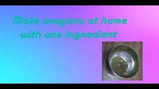 oregano recipe oregano oregano at home oregano powder oregano recipe in tamil [upl. by Trocki]