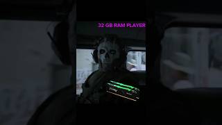 Does RAM matter for gaming 🤔 shorts gaming cod [upl. by Anairda]