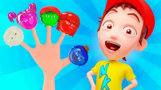 Finger Family Song With Lollipop  More Nursery Rhymes and Kids Song [upl. by Switzer]