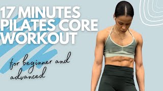 Pilates For Core Strength Workout  beginner  At Home Core Exercises [upl. by Staford]