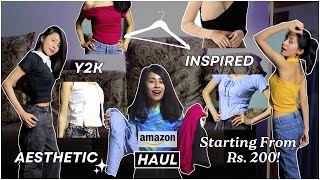 CHEAPEST AMAZON Tops Haul Starting At ₹240 😱  Everything Under ₹500 🤩  amazonfashion amazon [upl. by Nomed]