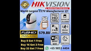 HIKVISION Wireless CCTV Camera Installation Hikvision CCTV Security Camera IP CAMERA Hikvision Q1 JE [upl. by Nodnas538]