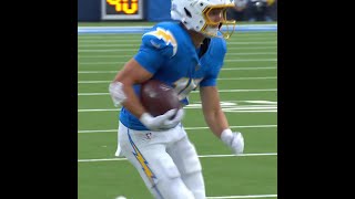 Ladd McConkey with a 60yard touchdown catch from Justin Herbert vs New Orleans Saints [upl. by Lolita57]