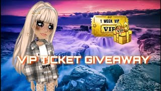 VIP TICKET GIVEAWAY MOVIESTARPLANET 3 OF THEM [upl. by Ehsom]