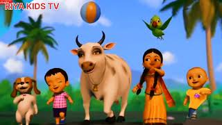 Gaiya Meri Aati Hai  Hindi Rhymes collection for Children  RIYA KIDS TV [upl. by Onileva231]