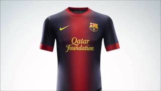 Nova Camisa Do Barcelona Temporada 20122013 [upl. by Anav]