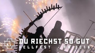 Rammstein  Du Riechst So Gut Live at Hellfest 2016 [upl. by Tonie]