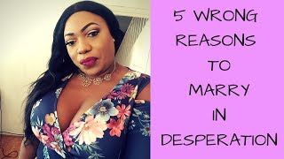 5 WRONG REASONS TO MARRY  OBODO OYINBO TV [upl. by Nihcas983]