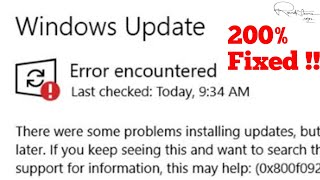 Fix Error encountered 0x80240439 in Windows 10  11 Update  How To Fix windows update Failed error [upl. by Nitsug323]