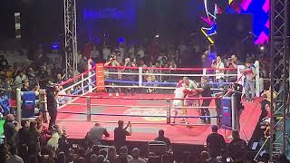 Pelea entre Juan el Tío Caldera vs Rosendo el Búfalo Álvarez fanaticos boxeo viralreelsシ fyp [upl. by Nomrej303]