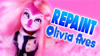 Doll RePaint Olivia the happy Barn Owl Divus TheDivusSeries [upl. by Eveneg]