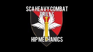 SCA Heavy Combat Pell Basic Drills and Practice  Training Hip Mechanics [upl. by Anett]