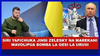 BREAKING UKRAINE NA MAREKANI WALIVOSUKA MPANGO WA KULIPUA BOMBA LA GESI LA NORD STREAM URUSI WSJ [upl. by Adamok]